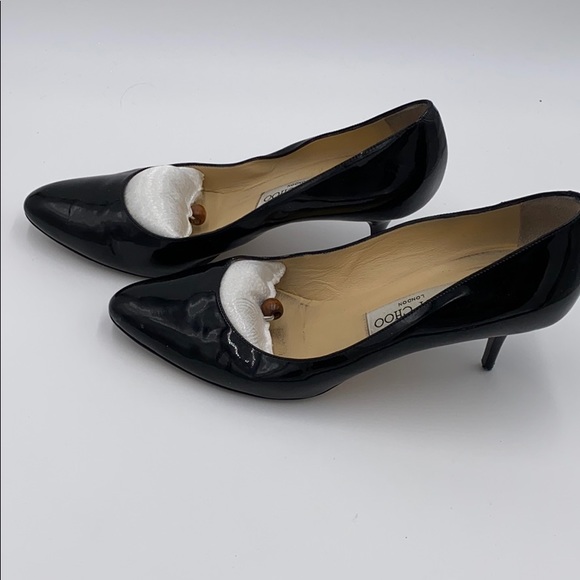 Black patent leather Jimmy Choo pumps - Picture 4 of 6